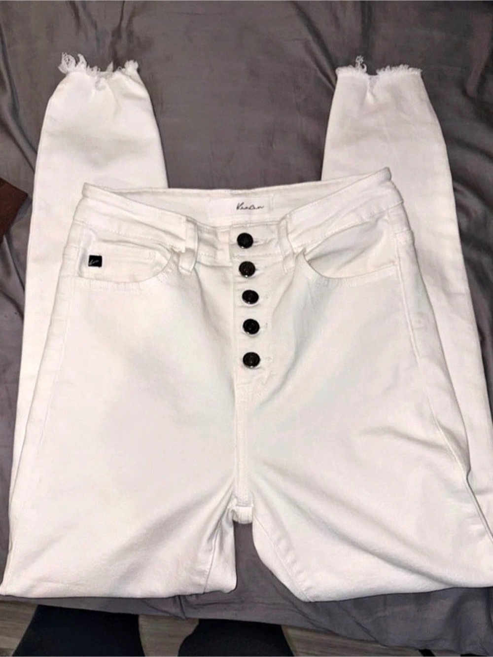 Kancan Gayle High Rise Super Skinny Jeans White Skinny Jeans Waist 26 Size 3